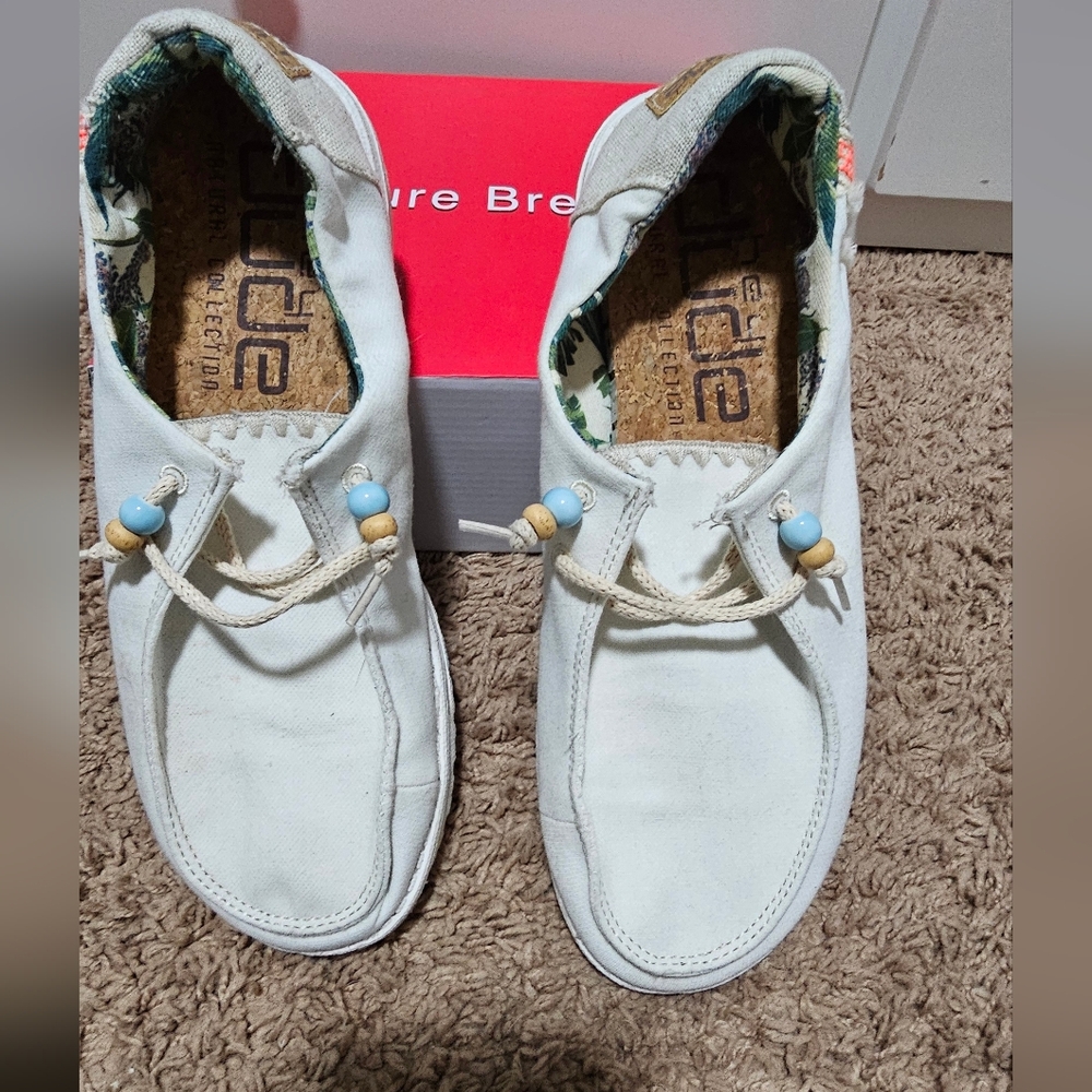 Hey Dude White Kids Shoes